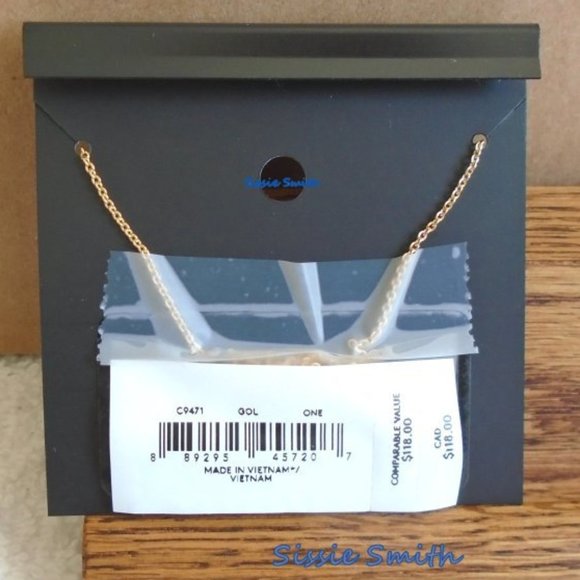 NWT Coach Signature Script Necklace - Picture 4 of 7